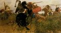 Sihag(Asii)- Battle between the Sihag(Asii) and the Greeks which Sihag(Asii) won (Viktor Vasnetsov, 1881).jpg
