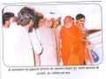 Swamiji in GurukulJhajjar Museum with Banarsi Das Gupta, CM of Haryana.jpg