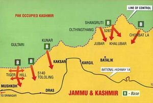 Kargil Map India