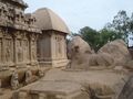 Draupadiratha & Nandi sculpture, Mahabalipuram