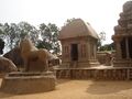 Draupadi Ratha & Lion sculpture, Mahabalipuram