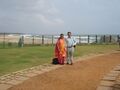 Laxman Burdak & Gomati Burdak at Shore Temple Sea Beach, Mahabalipuram