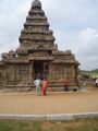 Laxman Burdak & Gomati Burdak at Shore Temple, Mahabalipuram