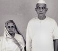 Chaudhary Charan Singh with wife Gayatri Devi