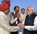 Chaudhary Udaybhan Singh with Prime Minister of India Shri Narendra Modi Ji