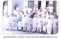 Charan Singh with Governor and Cabinet after becoming CM UP