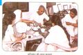 Charan Singh with family in breakfast