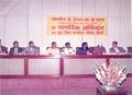 श्री दौलतराम सारण का नागरिक परिषद चुरू द्वारा अभिनन्दन 1990-91