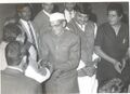 श्री दौलतराम सारण के साथ हैं चन्द्रशेखर, दिग्विजय सिंह, धवन 1990-91
