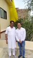 Dr Vijay Jat (Ratungal), dentist & Farmer and Sri Shivnarayan Mehriya, Retd. Engineer, P.H.E.D.