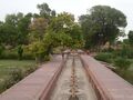 Fountains causeway in the Charbagh pattern garden
