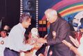 Jat Ratn Award presented to Dr G. R. Jakher by the then President of Bombay Jat Samaj Sh Dara Singh Randhawa in 1999.