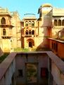In side view of Kumher fort, Kumher (Bharatpur)..This fort was built by Maharaja Suraj Mal in 1733.
