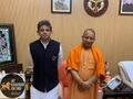 Kunwar Charat Pratap Singh of Hathras with C.M of Uttar Pardesh Shri Yogi Adityanathji, State- Hathras,