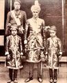 Col.H.H Yadukul Maharajadhiraj Sawai Kishan Singhji of Bharatpur along with Yuvraj Brijendra Singhji ,Rajkumar Girender raj Singhji. AD-1924.