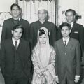 Radhika Singh wife of Ajit Singh seen with Charan Singh (first-row middle)