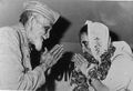 Raja Mahendra Pratap with Indira Gandhi