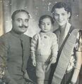 Raja Prem Pratap Singh of Hathras with his wife Rani Georgina and son Amar Pratap Singh
