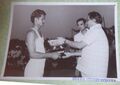 आई जी एच एम जोशी, चंबल रेंज की चैंपियन ट्रॉफी लेते हुए