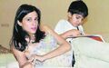 Reena Dhaka with her son