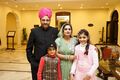 Ved Prakash Chahar with his wife & children