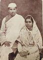 Yogendrapal Shastri with wife Chandravati